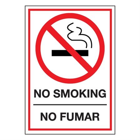No Smoking/No Fumar -Decal